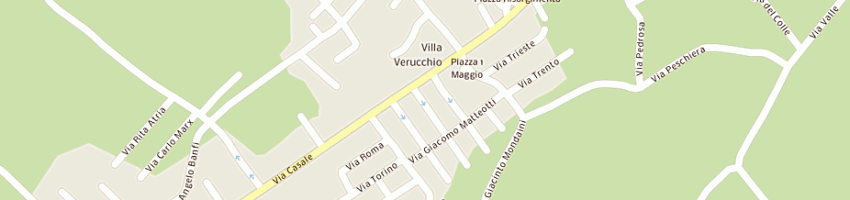 Mappa della impresa piacenti domenico e c (snc) a VERUCCHIO