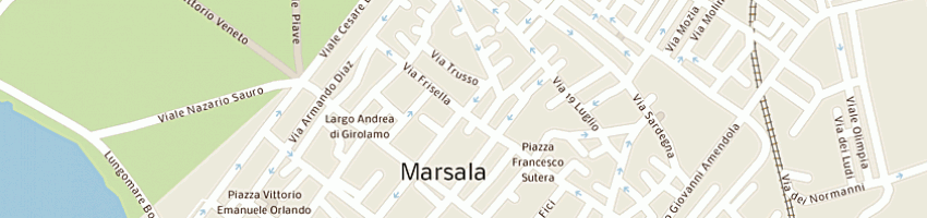 Mappa della impresa conticelli vito e fratelli a MARSALA