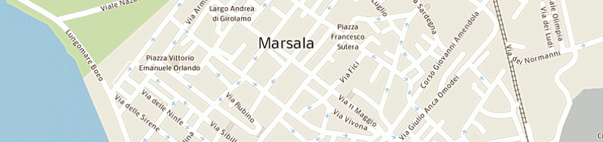 Mappa della impresa bar della repubblica di ruggieri mariano e c snc a MARSALA