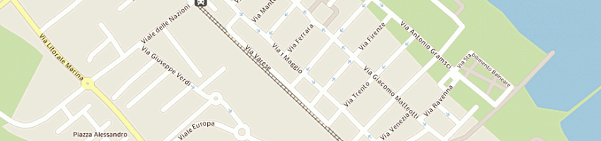 Mappa della impresa hotel west end a GATTEO