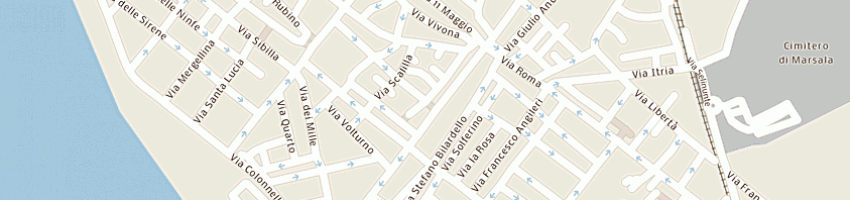 Mappa della impresa nigelli gemma a MARSALA