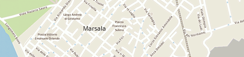 Mappa della impresa a e d pubblicita di barraco carmelo a MARSALA