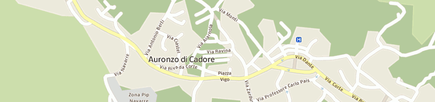 Mappa della impresa lc di larese de carlo cinzia a AURONZO DI CADORE