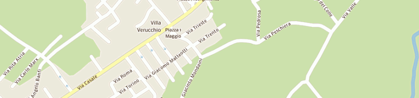 Mappa della impresa oleificio carlini giorgio di fantini vittorio a VERUCCHIO