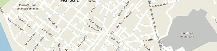 Mappa della impresa laudicina gaetano a MARSALA