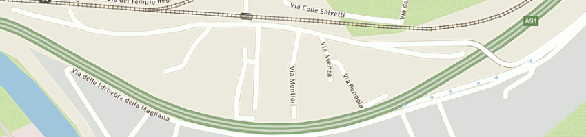 Mappa della impresa piu' pane srl a ROMA