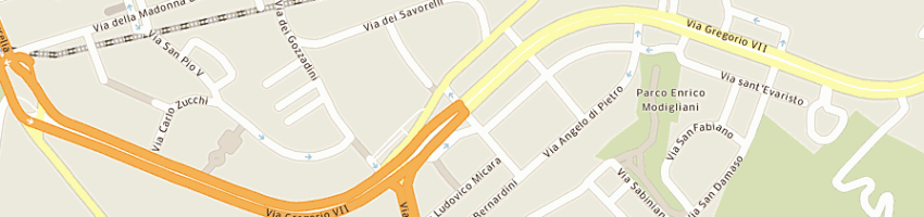 Mappa della impresa business class a ROMA