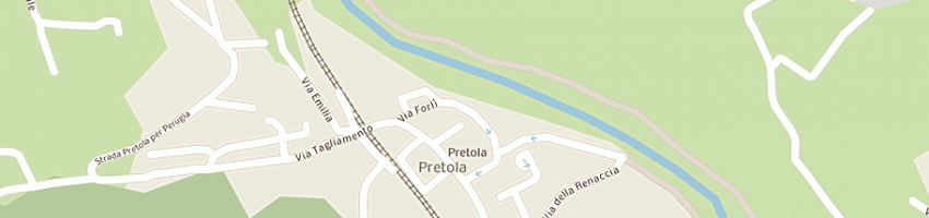 Mappa della impresa ciofetti remo a PERUGIA