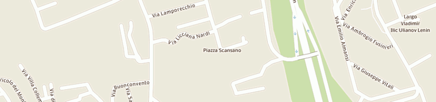 Mappa della impresa uno pubblicita' srl a ROMA
