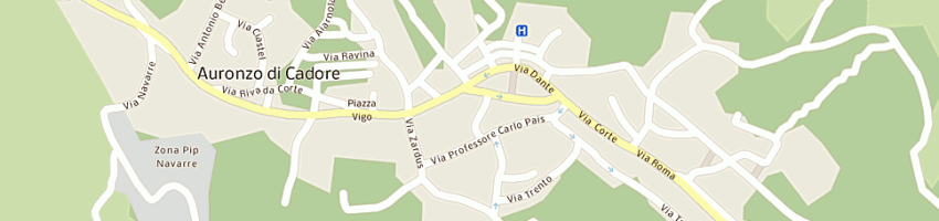 Mappa della impresa banca intesa spa a AURONZO DI CADORE