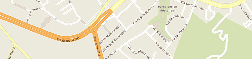 Mappa della impresa perelli carlo a ROMA
