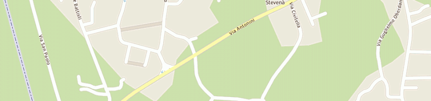 Mappa della impresa pedemontana trasporti srl a CANEVA