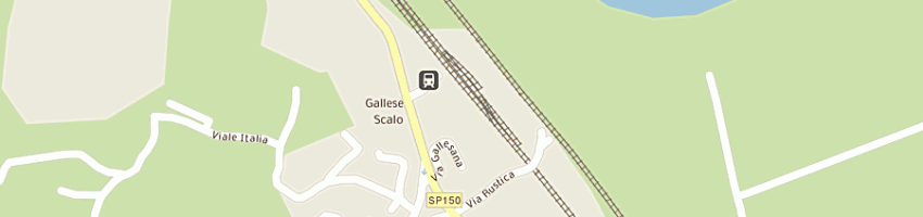Mappa della impresa bar tre stelle di severini anna rita e co snc a GALLESE