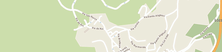 Mappa della impresa comed (srl) a BELLUNO