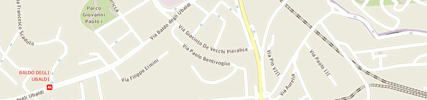 Mappa della impresa scuola pubblica elementare a ROMA