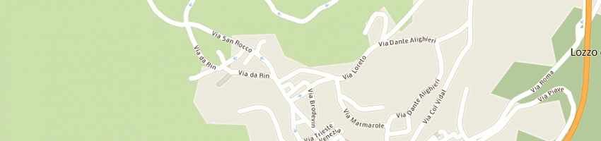 Mappa della impresa rampazzo bruna a BELLUNO