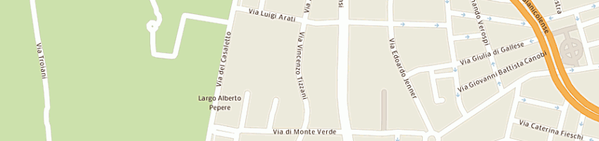 Mappa della impresa cassa nazpreve ass dei rage percommli a ROMA