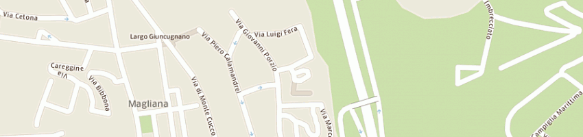 Mappa della impresa farmacia comunale montecucco a ROMA