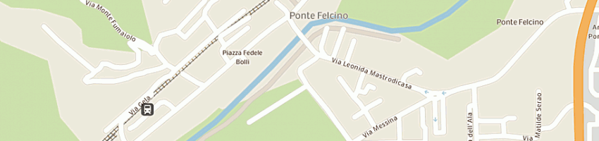 Mappa della impresa societa sportiva ponte felcino a PERUGIA