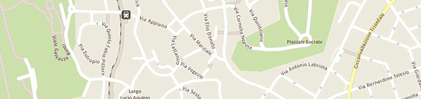 Mappa della impresa saturnino 2000 srl a ROMA