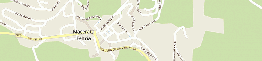 Mappa della impresa vannucci vinicio a MACERATA FELTRIA