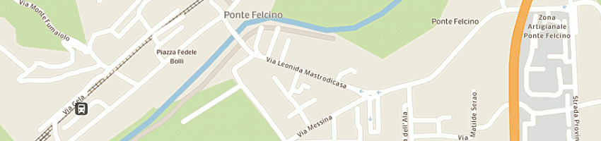 Mappa della impresa studio dentistico associato dr francesco bisello e dottssa michela p a PERUGIA