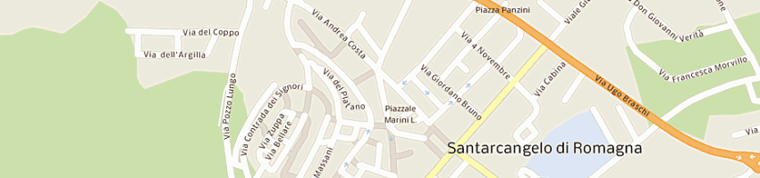 Mappa della impresa assicurazioni zurich a SANTARCANGELO DI ROMAGNA