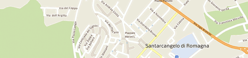 Mappa della impresa sergi chiara domenica a SANTARCANGELO DI ROMAGNA