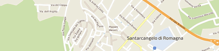 Mappa della impresa brigliadori massimiliano a SANTARCANGELO DI ROMAGNA