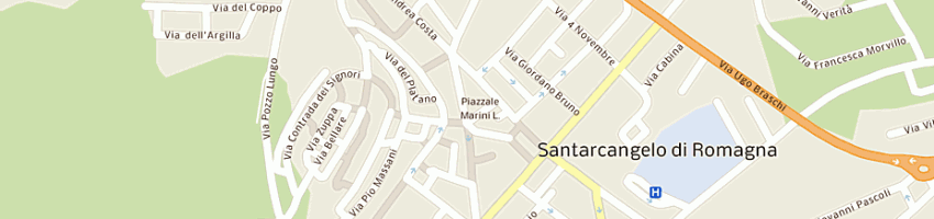 Mappa della impresa brasini giacomo di walter brasini e c (snc) a SANTARCANGELO DI ROMAGNA