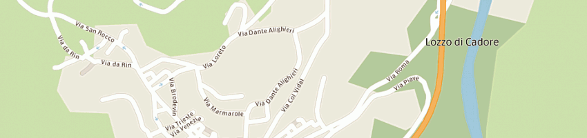 Mappa della impresa baldovin mario a LOZZO DI CADORE