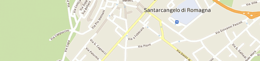 Mappa della impresa fornari giancarlo a SANTARCANGELO DI ROMAGNA