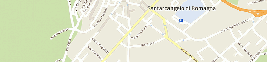 Mappa della impresa safti srl a RIMINI
