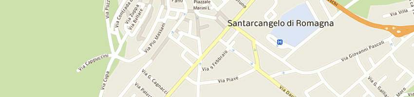 Mappa della impresa lepri studio commercial tributario associato a SANTARCANGELO DI ROMAGNA