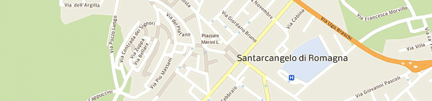 Mappa della impresa semprini giuseppe a SANTARCANGELO DI ROMAGNA