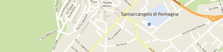 Mappa della impresa parrucchiera tonina di polverelli fiorella tonina fiorella tonina a SANTARCANGELO DI ROMAGNA