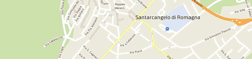 Mappa della impresa alessandrini di bianchi elena a SANTARCANGELO DI ROMAGNA