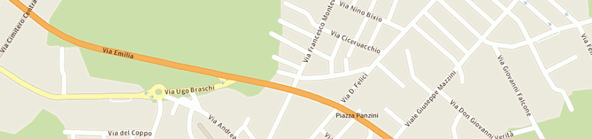 Mappa della impresa sancisi maurizio a SANTARCANGELO DI ROMAGNA