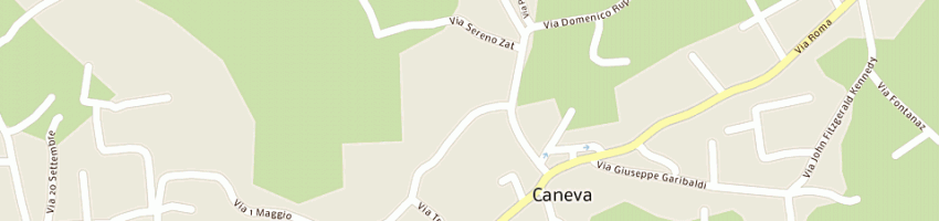Mappa della impresa zanette gian guido a CANEVA