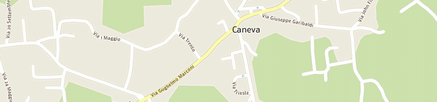 Mappa della impresa studio associato santin - bessega a CANEVA