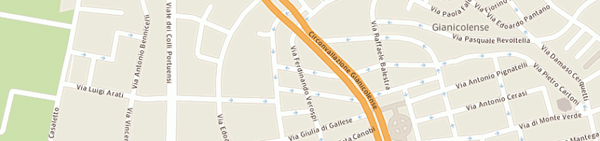 Mappa della impresa bondi' srl a ROMA