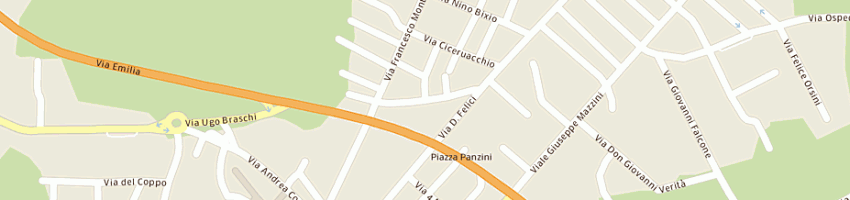 Mappa della impresa il centro dentale srl a SANTARCANGELO DI ROMAGNA