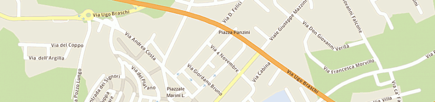 Mappa della impresa autoscuola adriatica di pasini ivan - pula ornella e c snc a SANTARCANGELO DI ROMAGNA