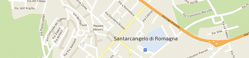 Mappa della impresa venturi remo a SANTARCANGELO DI ROMAGNA