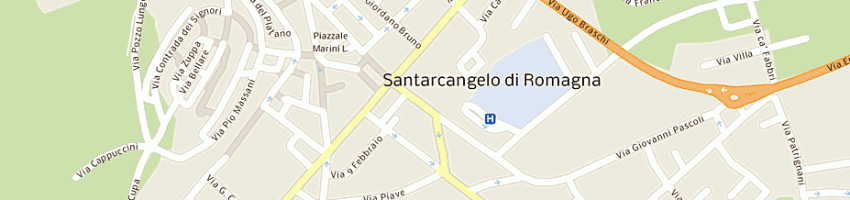 Mappa della impresa unicredit banca spa a SANTARCANGELO DI ROMAGNA