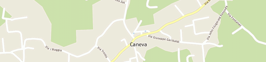 Mappa della impresa bar da dalt a CANEVA