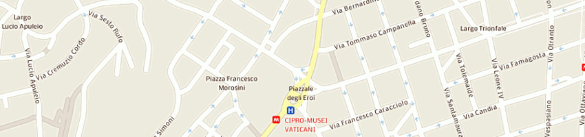 Mappa della impresa muti alessandro a ROMA