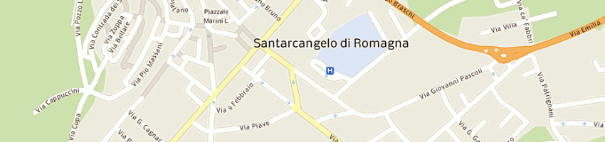 Mappa della impresa agenzia apas a SANTARCANGELO DI ROMAGNA