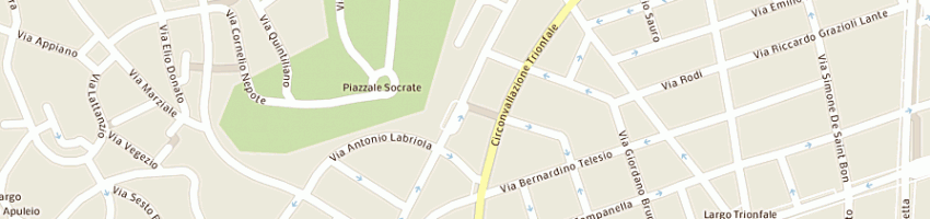 Mappa della impresa ministero grazia e giustizia a ROMA