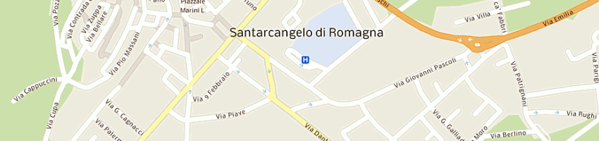 Mappa della impresa manfroni odine a SANTARCANGELO DI ROMAGNA